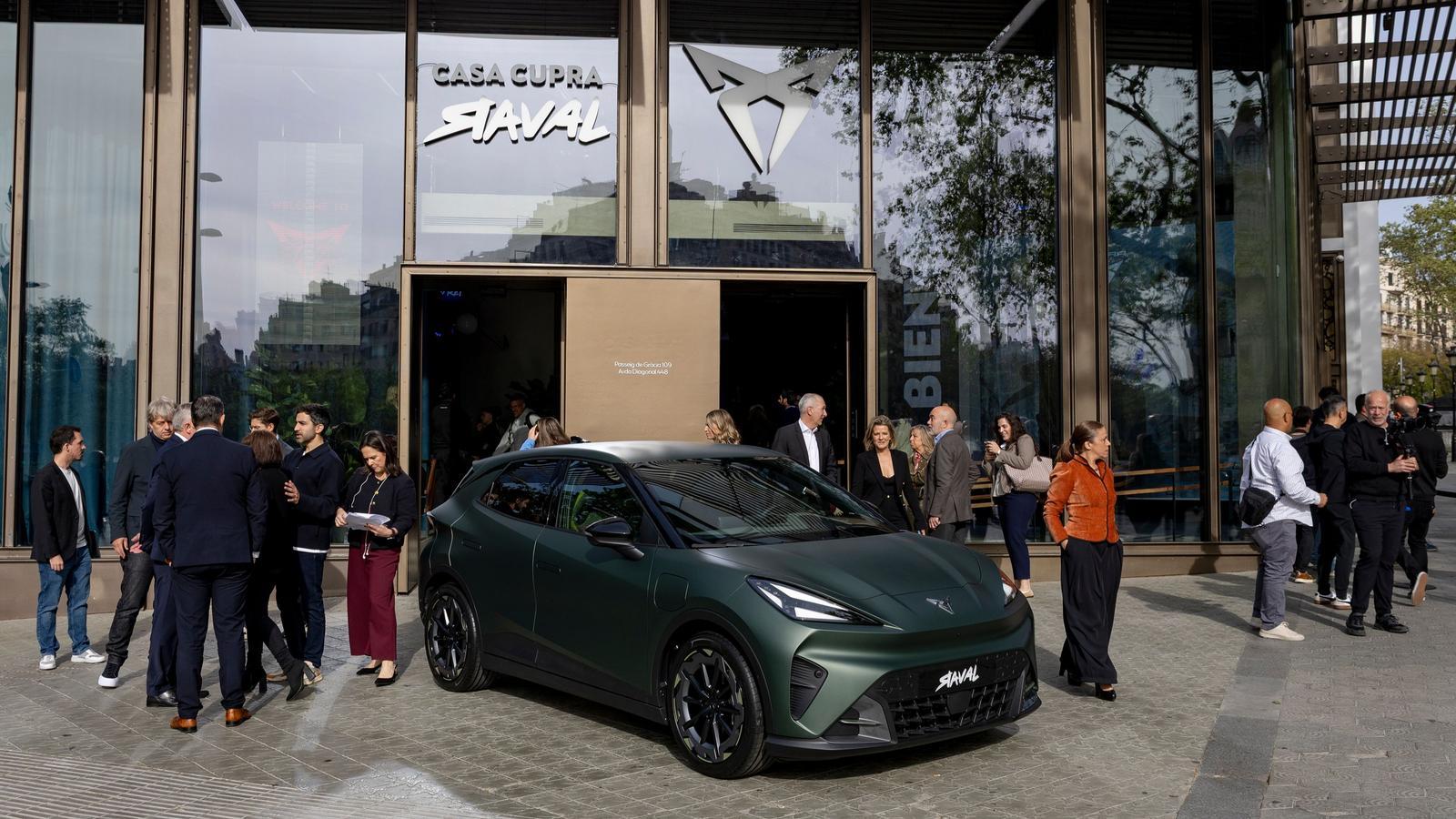 Presentación del Cupra Raval, el nuevo coche eléctrico