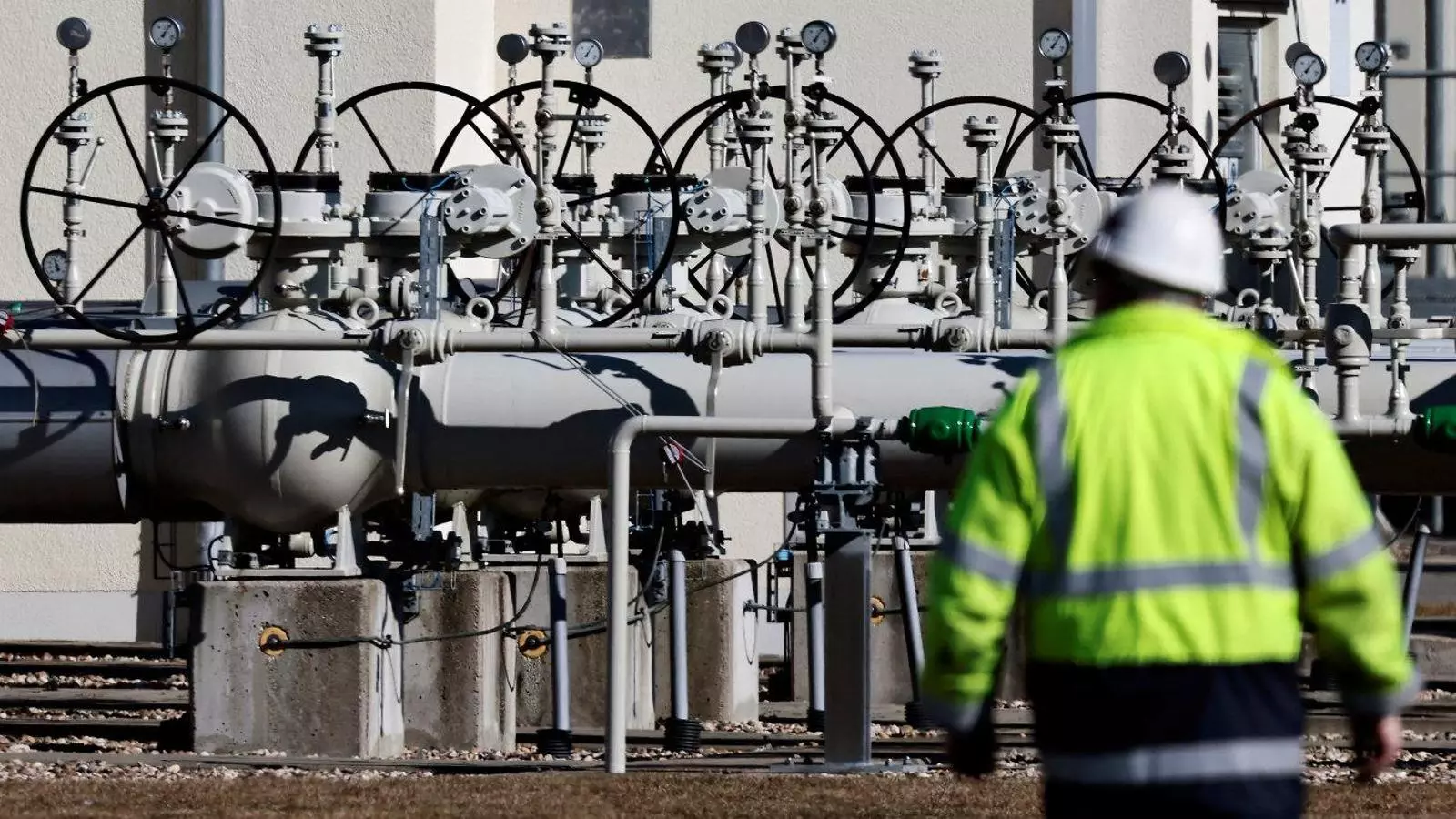 Les instal·lacions del gasoducte Nord Stream 1 a Lubmin, Alemanya.