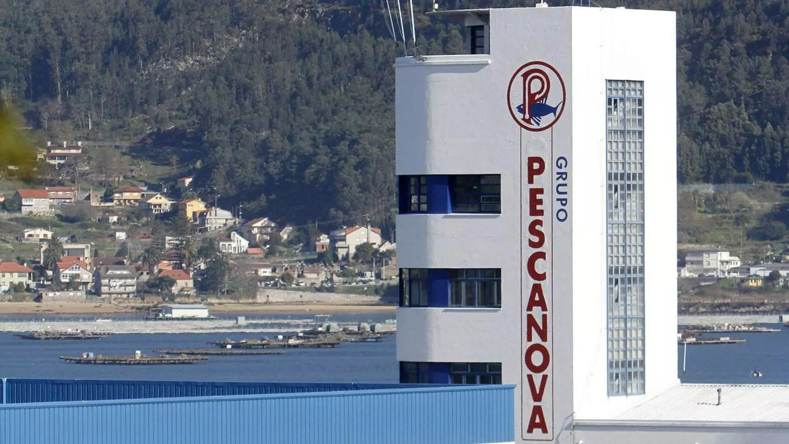 Instal·lacions del grup Pescanova a Chapela, a la província de Pontevedra.