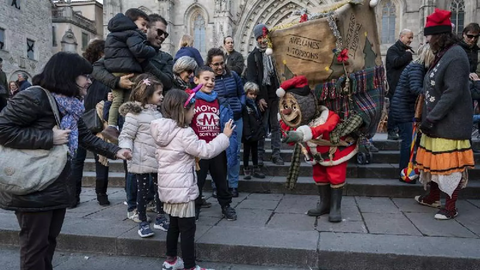 Imatge de la Fira de Santa Llúcia, a Barcelona