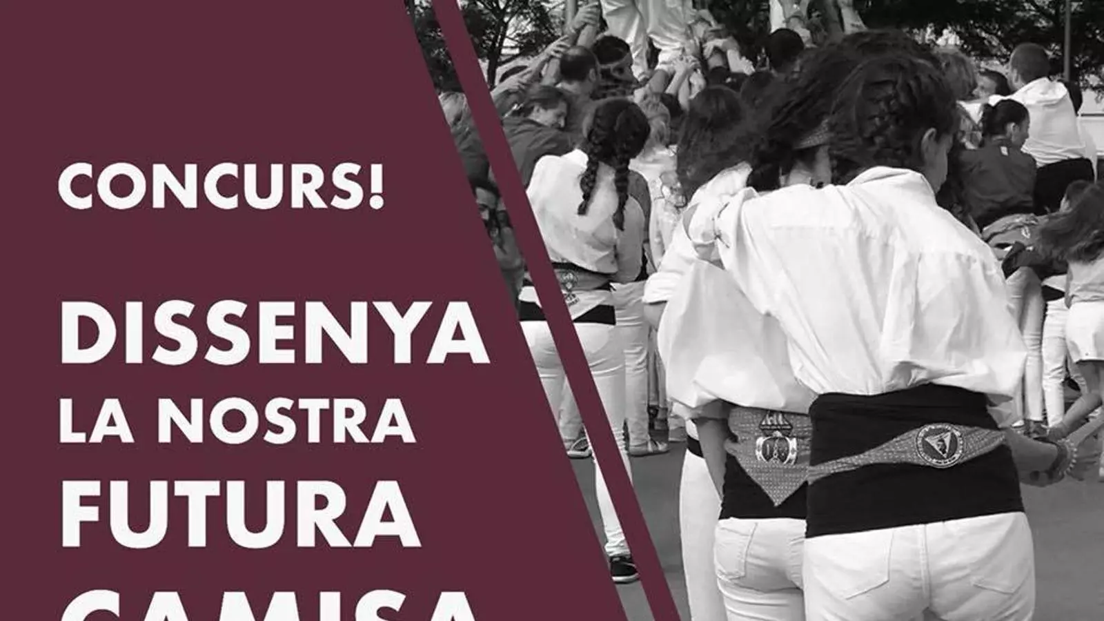 Els Castellers de Sarrià volen donar una volta a la seva nova camisa