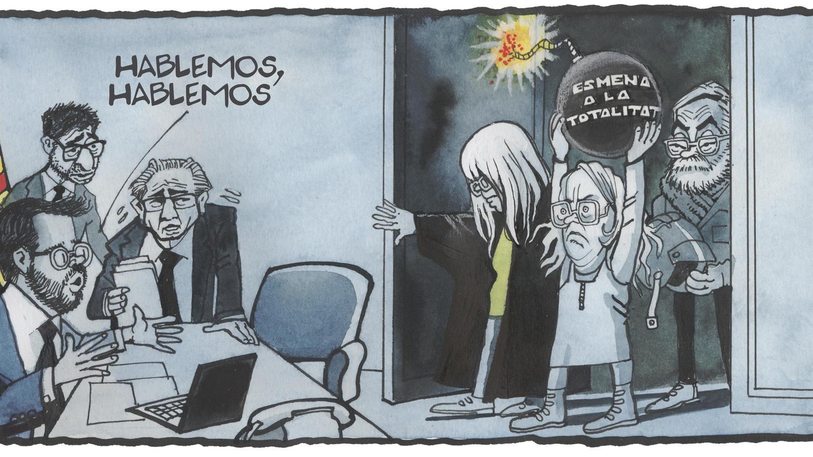 'A la contra', por Ferreres
