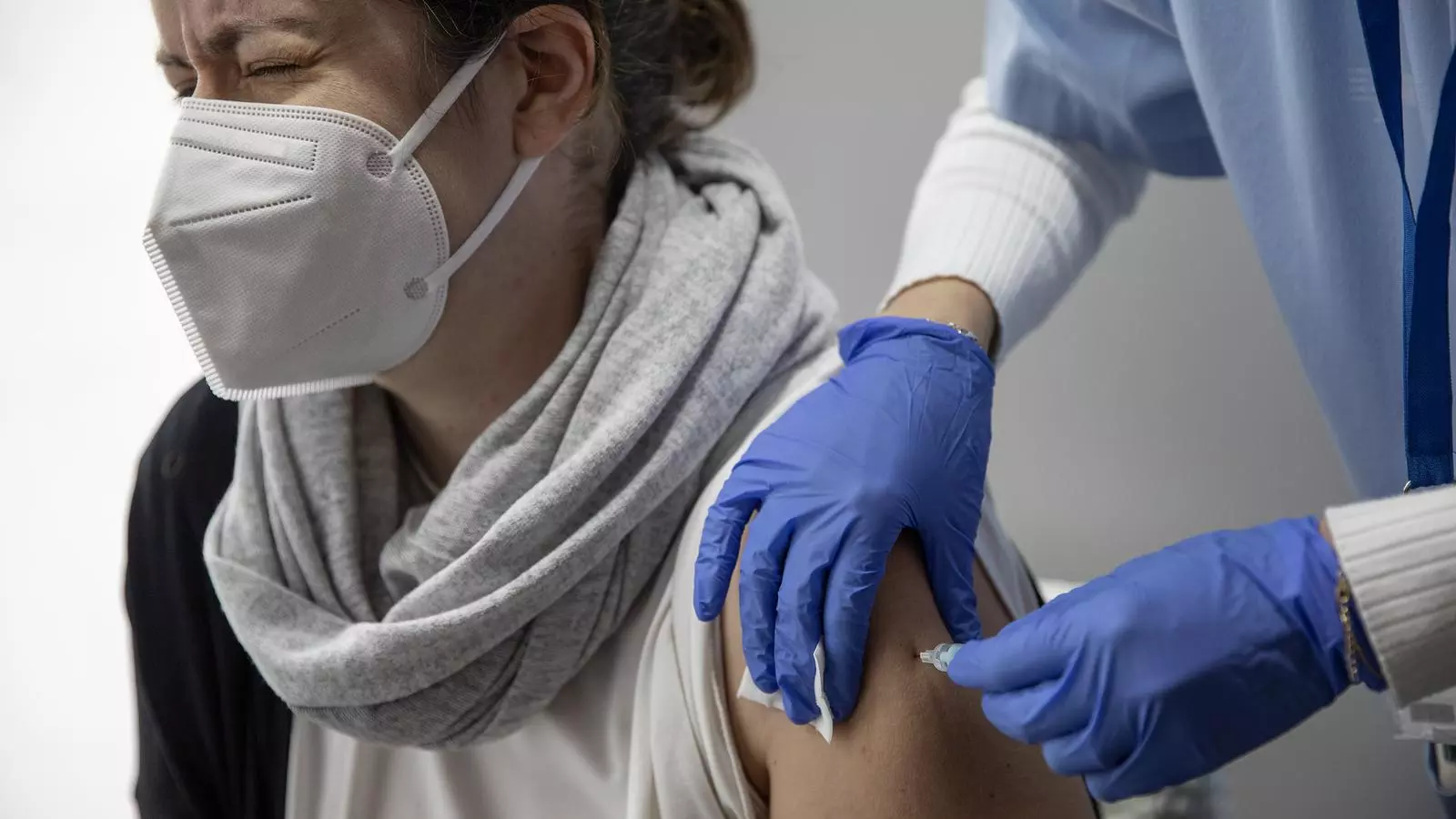 Vaccination against covid in the hotel Europa Plaza in l'Hospitalet de Llobregat
