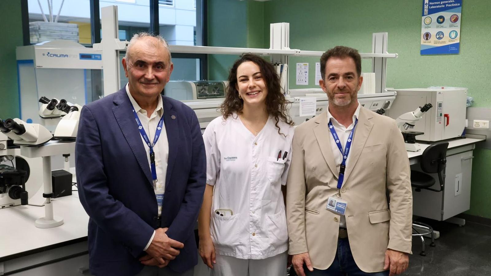 Der Dekan der Medizin der UIB, Antoni Benàssar (links) und der Vizedekan, Priam Villalonga (rechts)