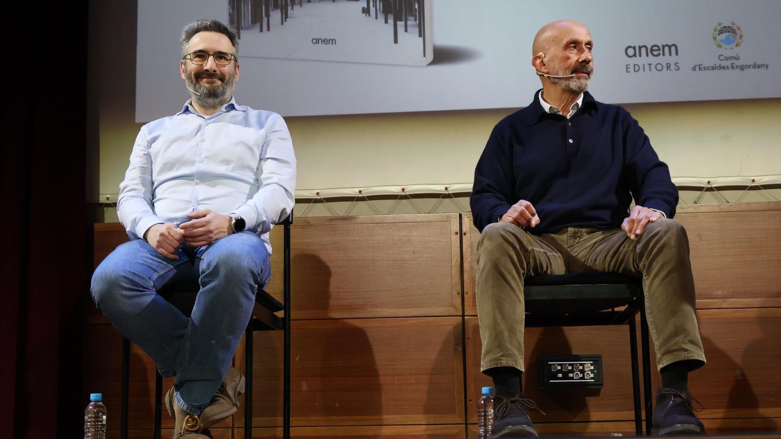Els exministres Joan Martínez Benazet i Eric Jover.