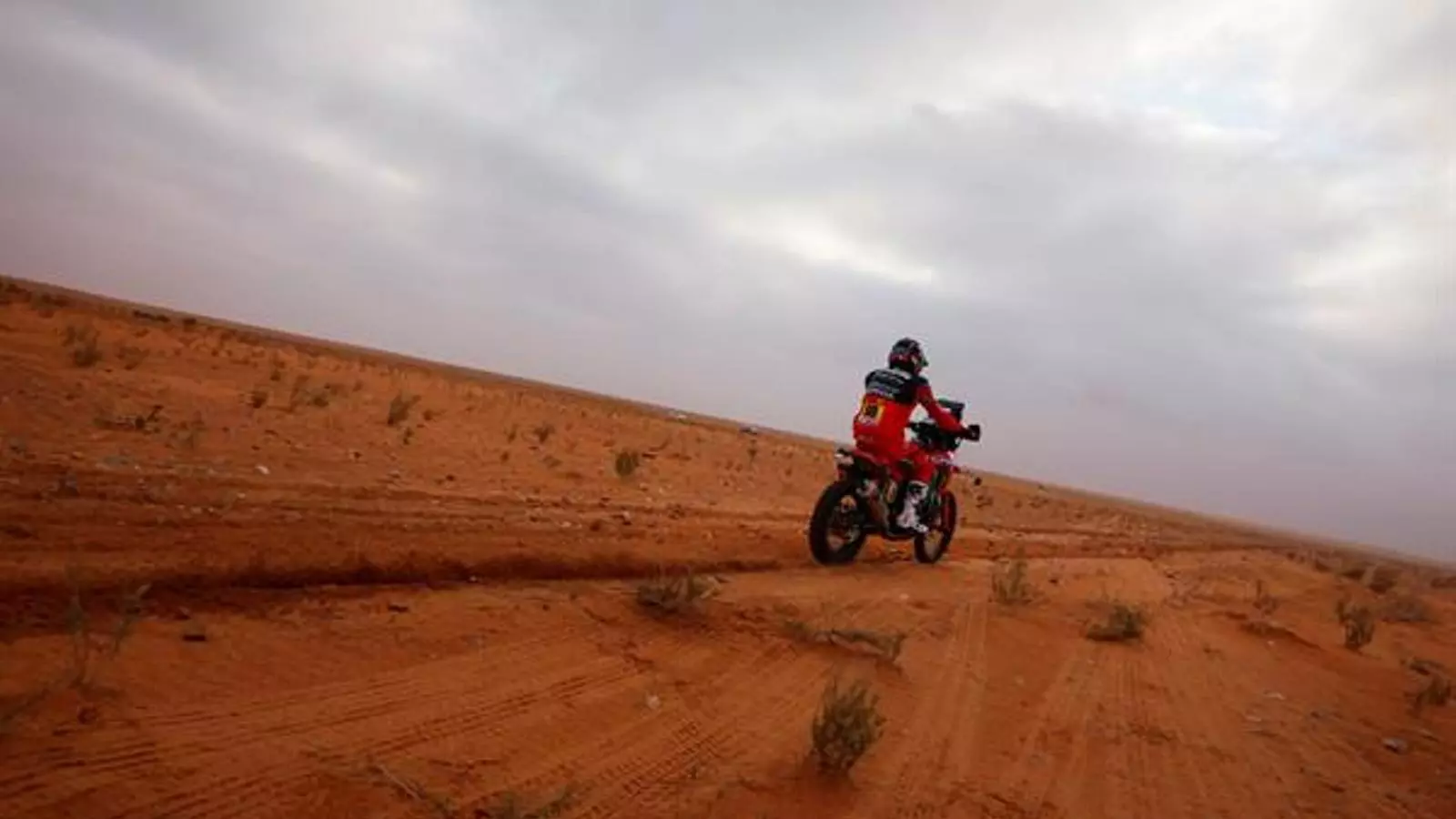 Joan Barreda durant la segona etapa del Dakar