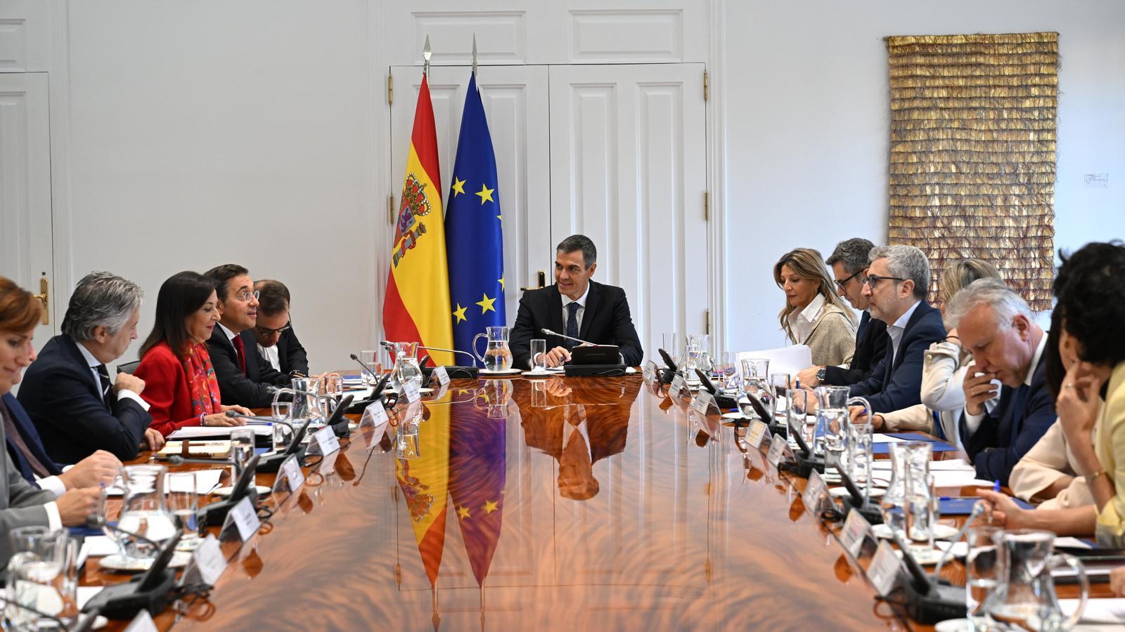 Consejo de ministros en el que se aprobaron, este martes 29 de septiembre, los dos decretos que deben paliar los efectos de la crisis de la vivienda.