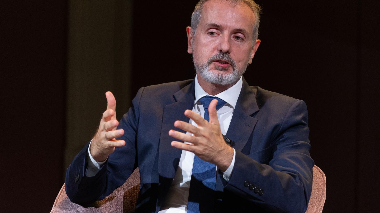 Marc Murtra, president of Telefónica, this Wednesday at an event at the Ateneo de Madrid.