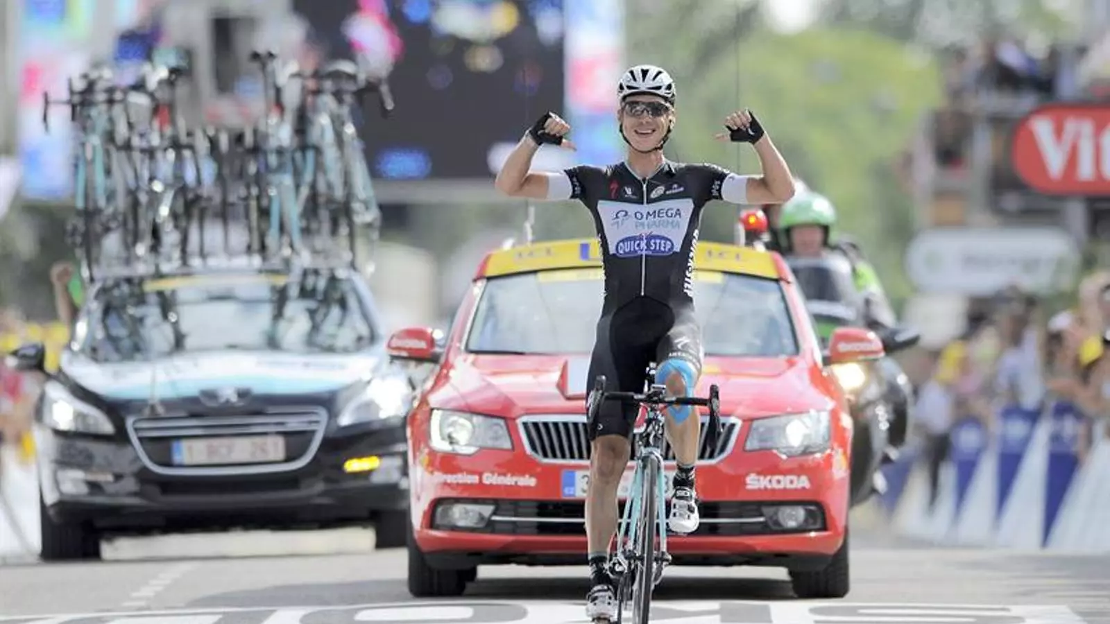 Tony Martin, guanyant l'etapa dels Vosges