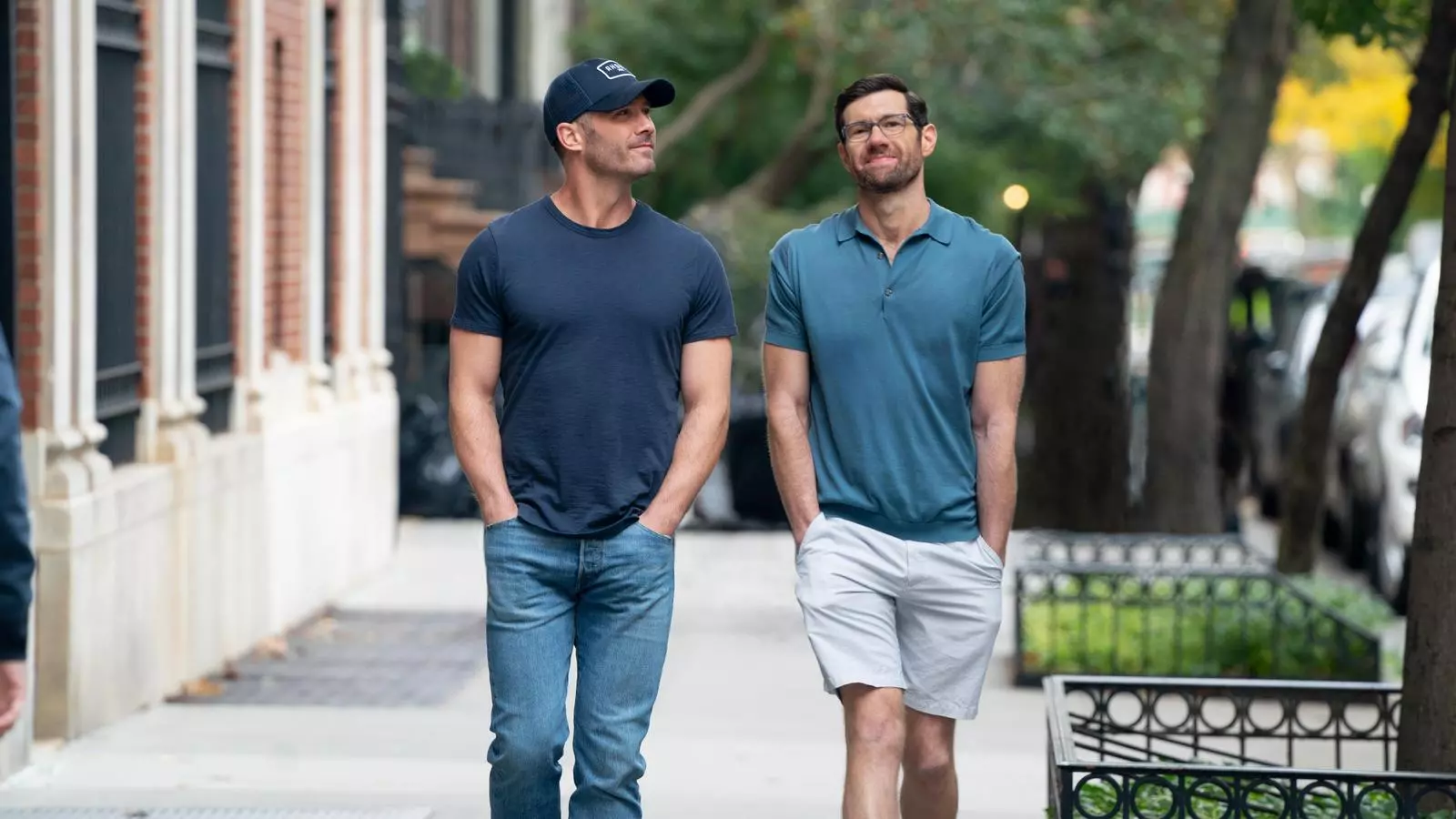 Billy Eichner i Karl Frankenfield a 'Bros. Más que amigos'