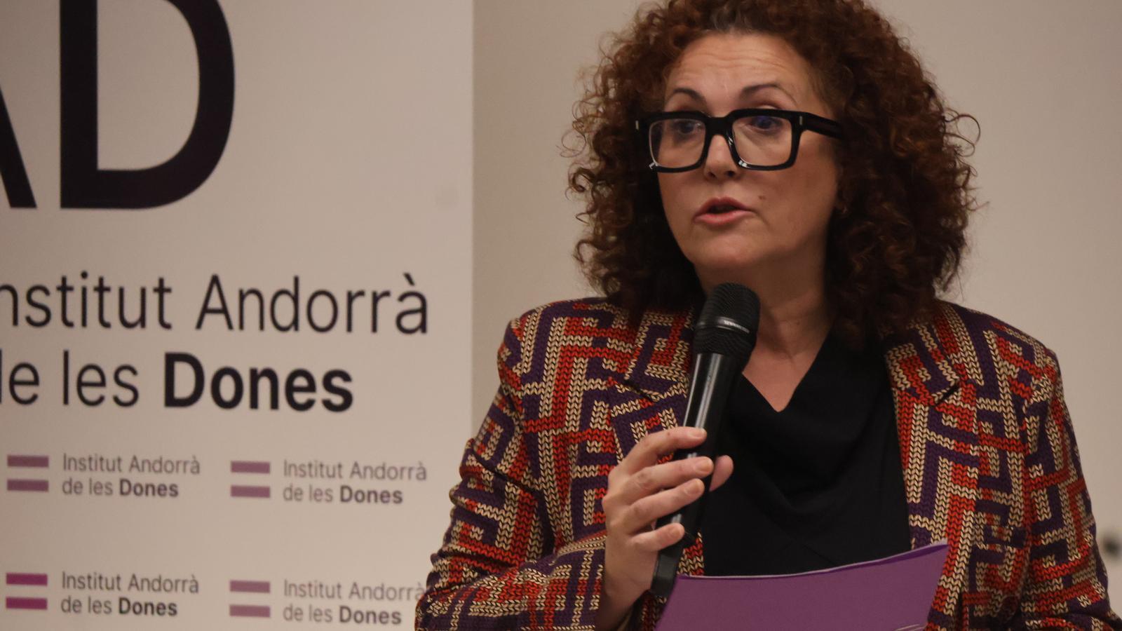 La secretària general de l'Institut andorrà de les dones, Judith Pallarés.