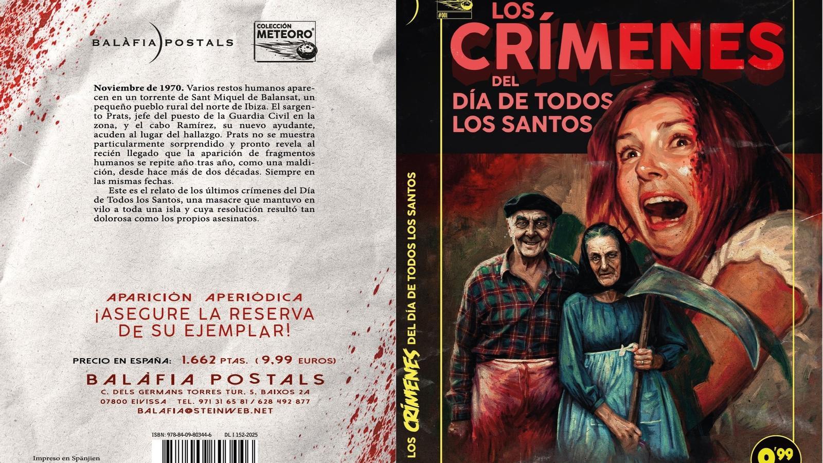 El color de la sang domina la portada de Pedro Ortega.