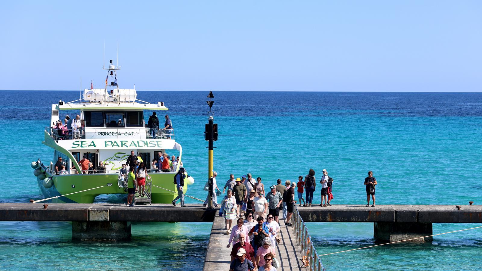 Els embarcadors de les golondrines, com el de Cala Millor, estan damunt domini públic.