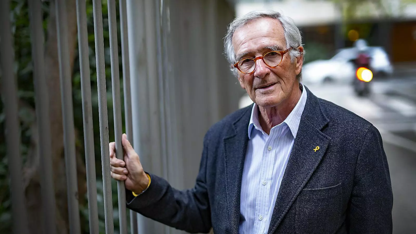 Xavier Trias, alcalde de Barcelona i president de l’AMB quan es va fer el contracte de l’aigua metropolitana, divendres, al Turó Park de la capital catalana.