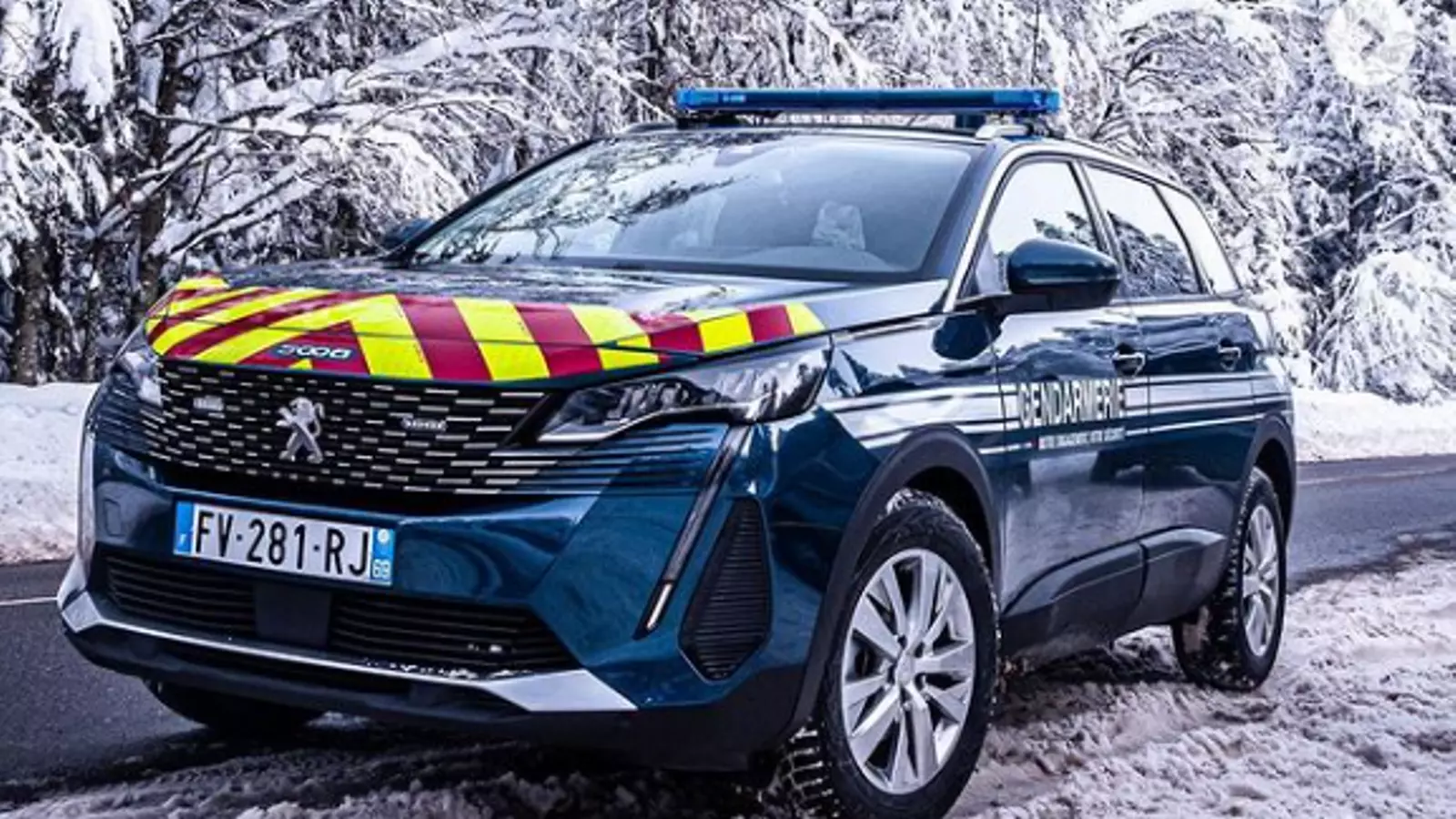 Un vehicles de la gendarmeria.