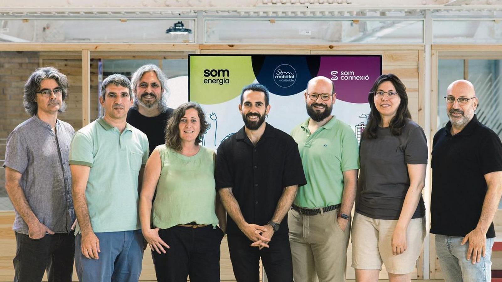 The team of Som Energia, Som Connexió and Som Mobilitat