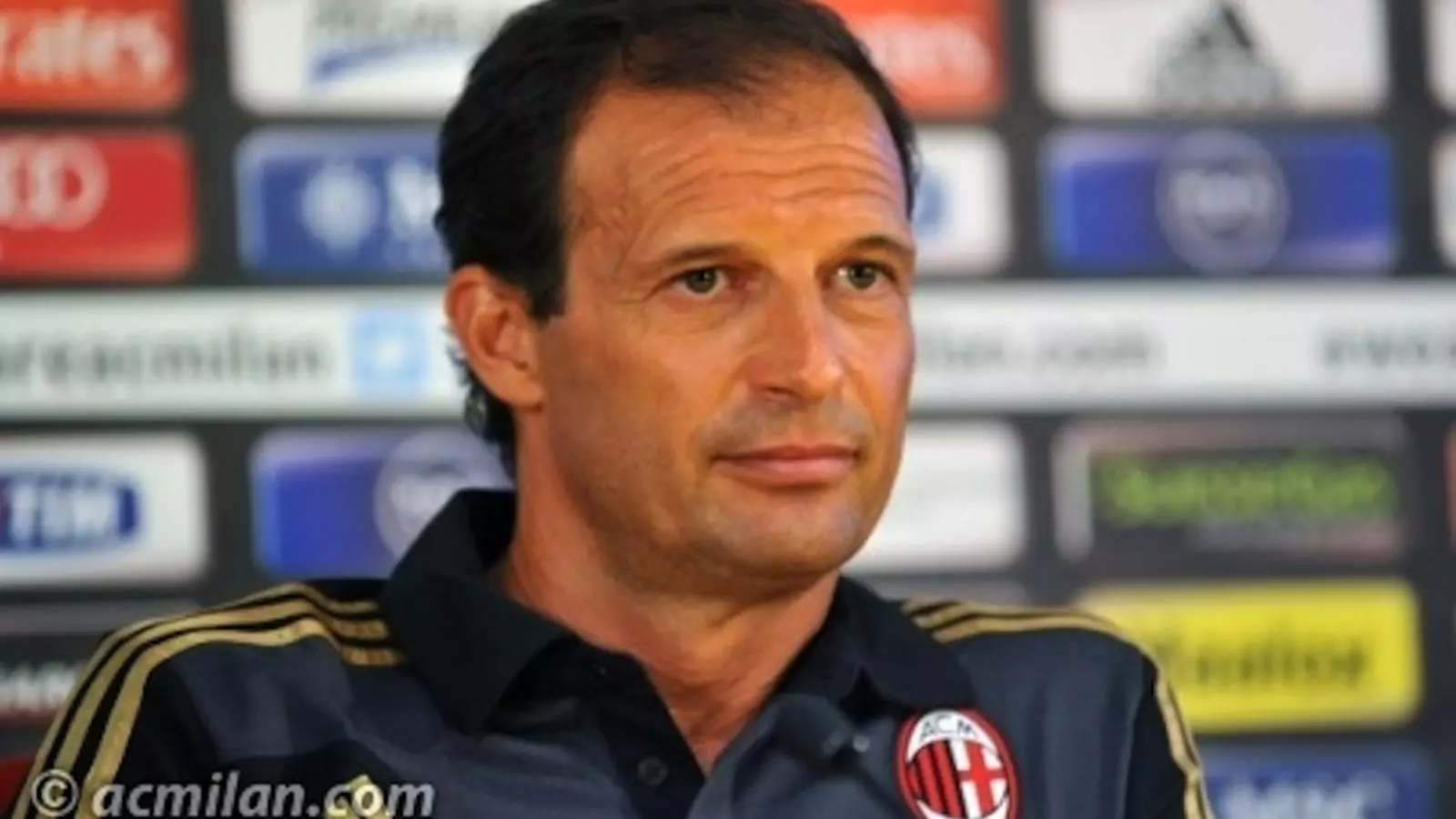 Massimiliano Allegri en roda de premsa