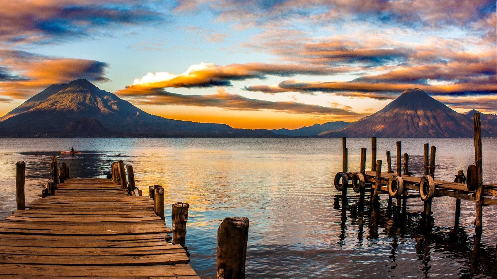 Lake Atitlan in Guatemala.