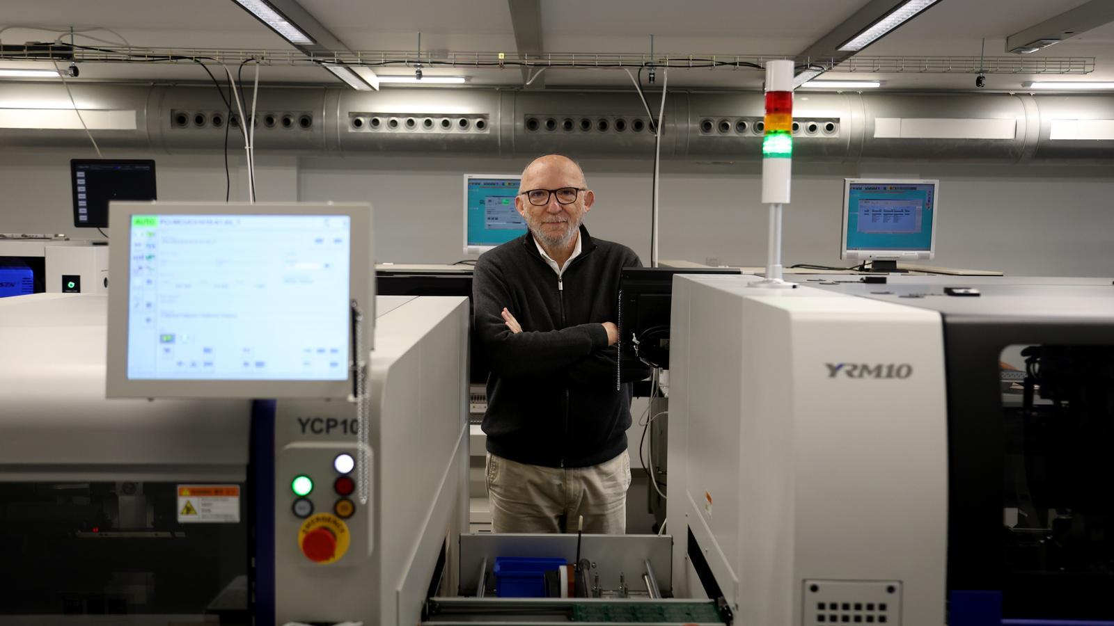 Bernat Bonnin, a la seu de la tecnològica Robot, venuda a una empresa sueca.