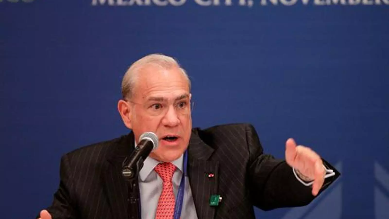 El secretari general de l'OCDE, Ángel Gurría / EFE