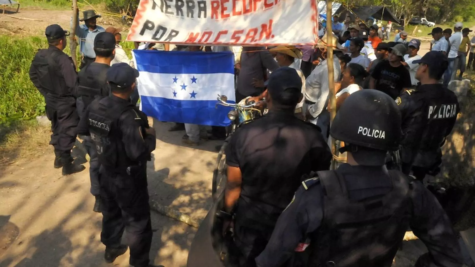 Ocupació camperola a San Marcos / AFP