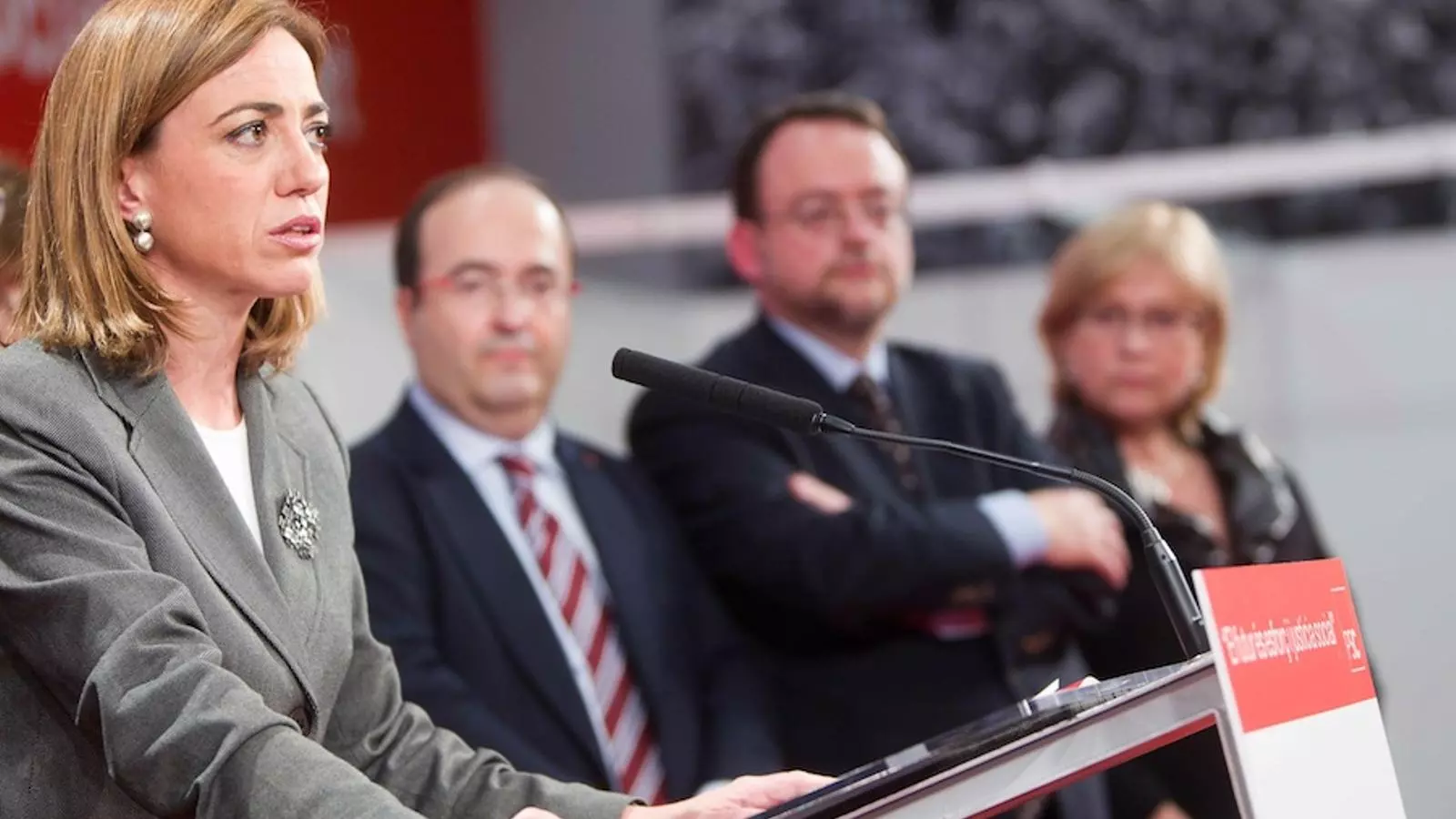 Chacón, després de conèixer els resultats que deixen el PSC com a segona força a Catalunya / JORDI PIZARRO