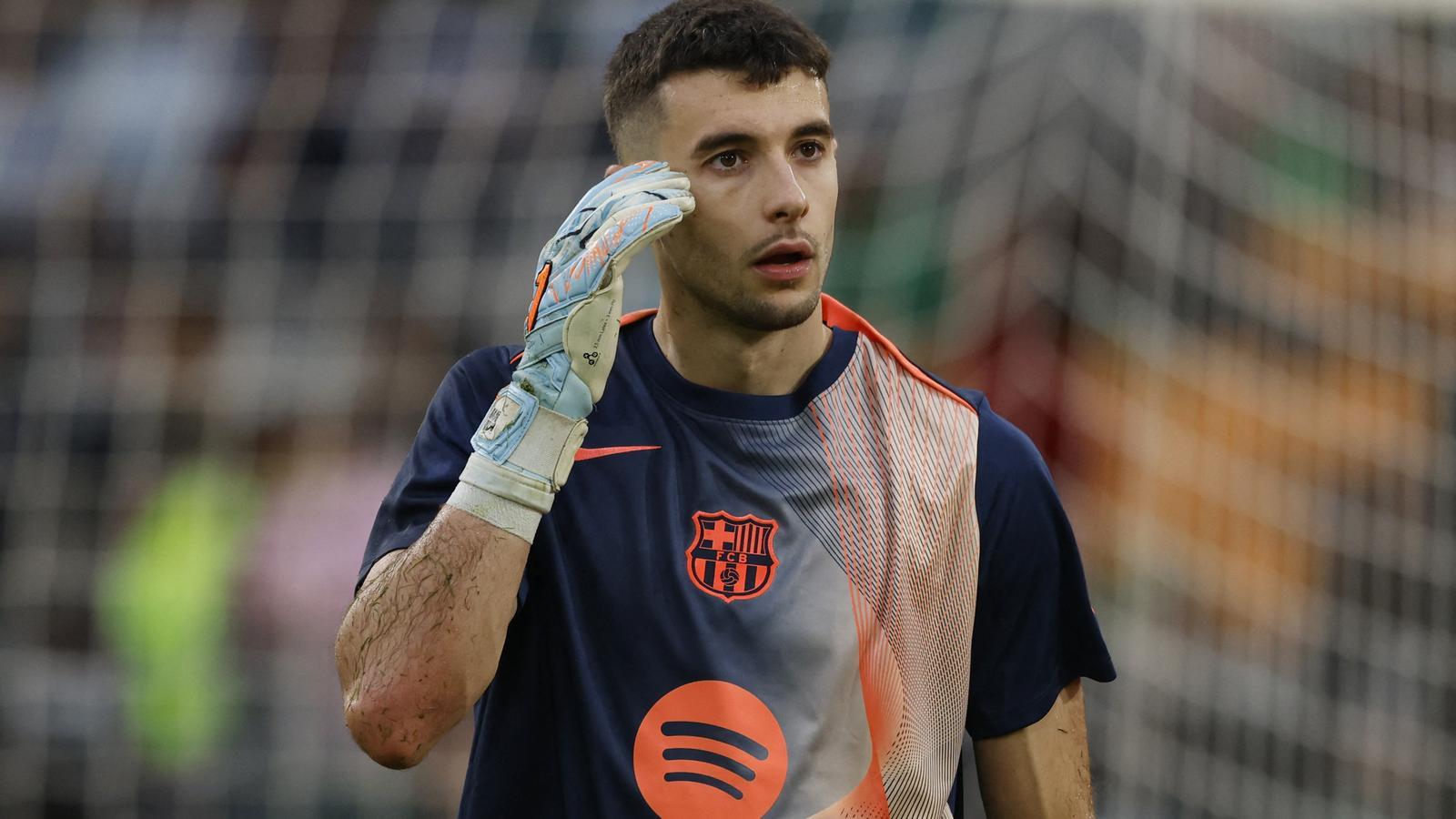 Soccer Football - LaLiga - Real Betis en el FC Barcelona - Estadio Benito Villamarin, Seville, España - 6 de diciembre de 2025 FC Barcelona's