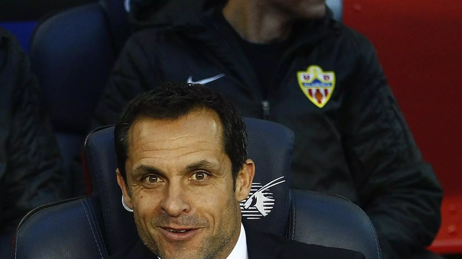 Sergi, entrenador de l'Almeria / QUIQUE GARCÍA / AFP PHOTO