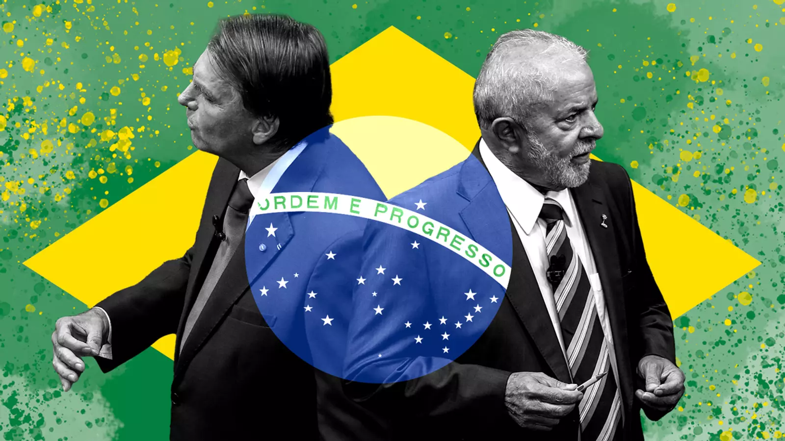 Jair Bolsonaro i Lula da Silva