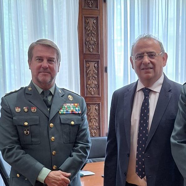 El general de la Guàrdia Civil a les Balears i el delegat del govern espanyol, Alfonso Rodríguez