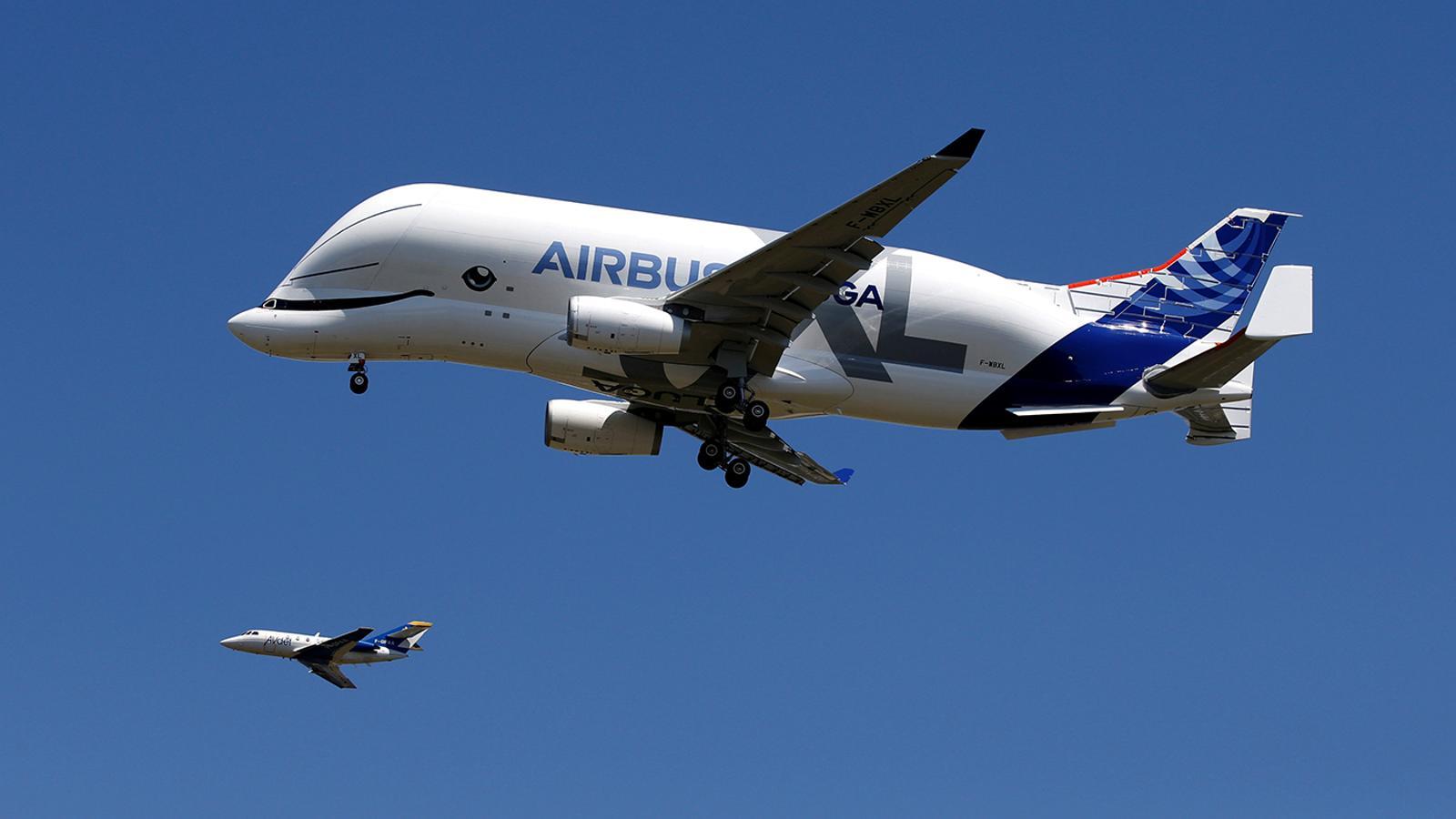 Planes over Toulouse, France