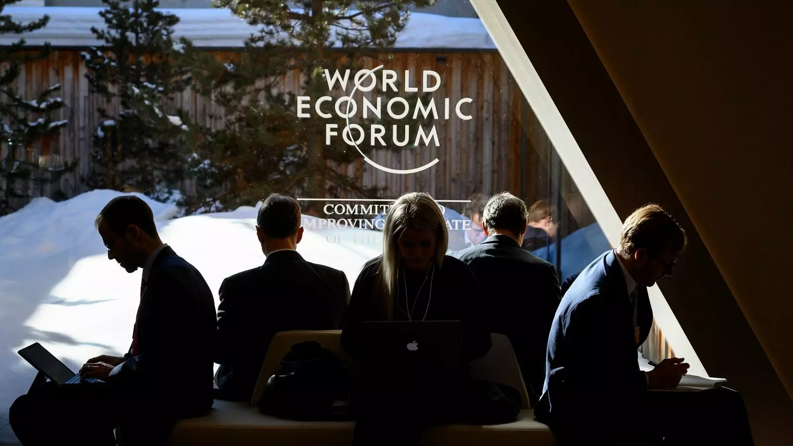 Participants del Fòrum Econòmic Mundial de Davos.