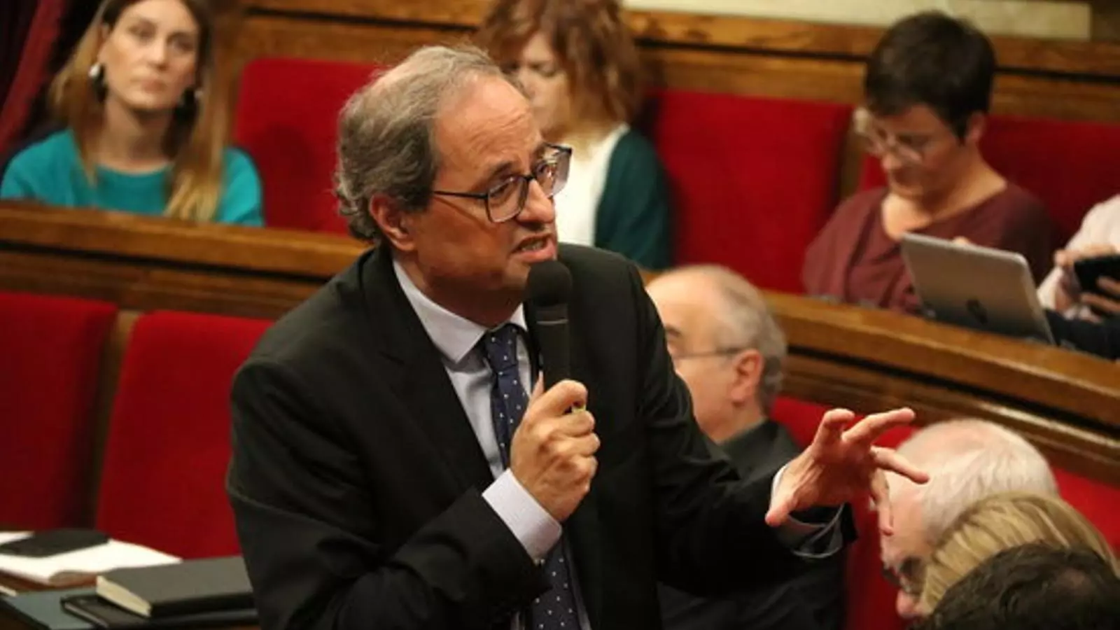 El president de la Generalitat, Quim Torra, en una imatge d'arxiu