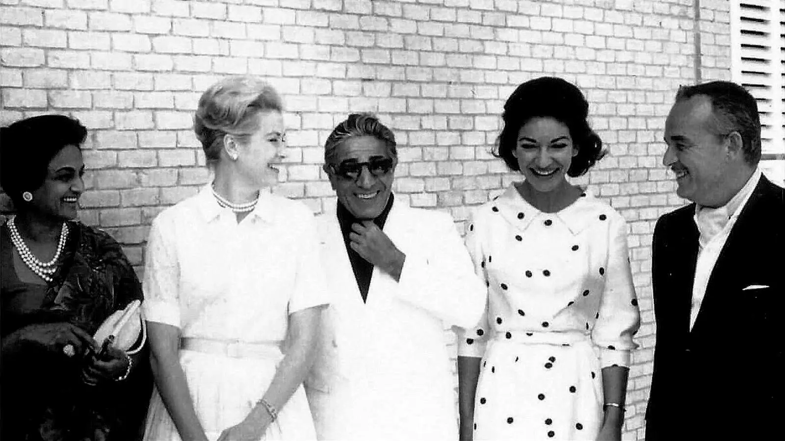 La princesa Grace, Aristòtel Onassis, Maria Callas i el príncep Raniero durant les seves vacances a Palma el 1961 a l’hotel Son Son Vida.