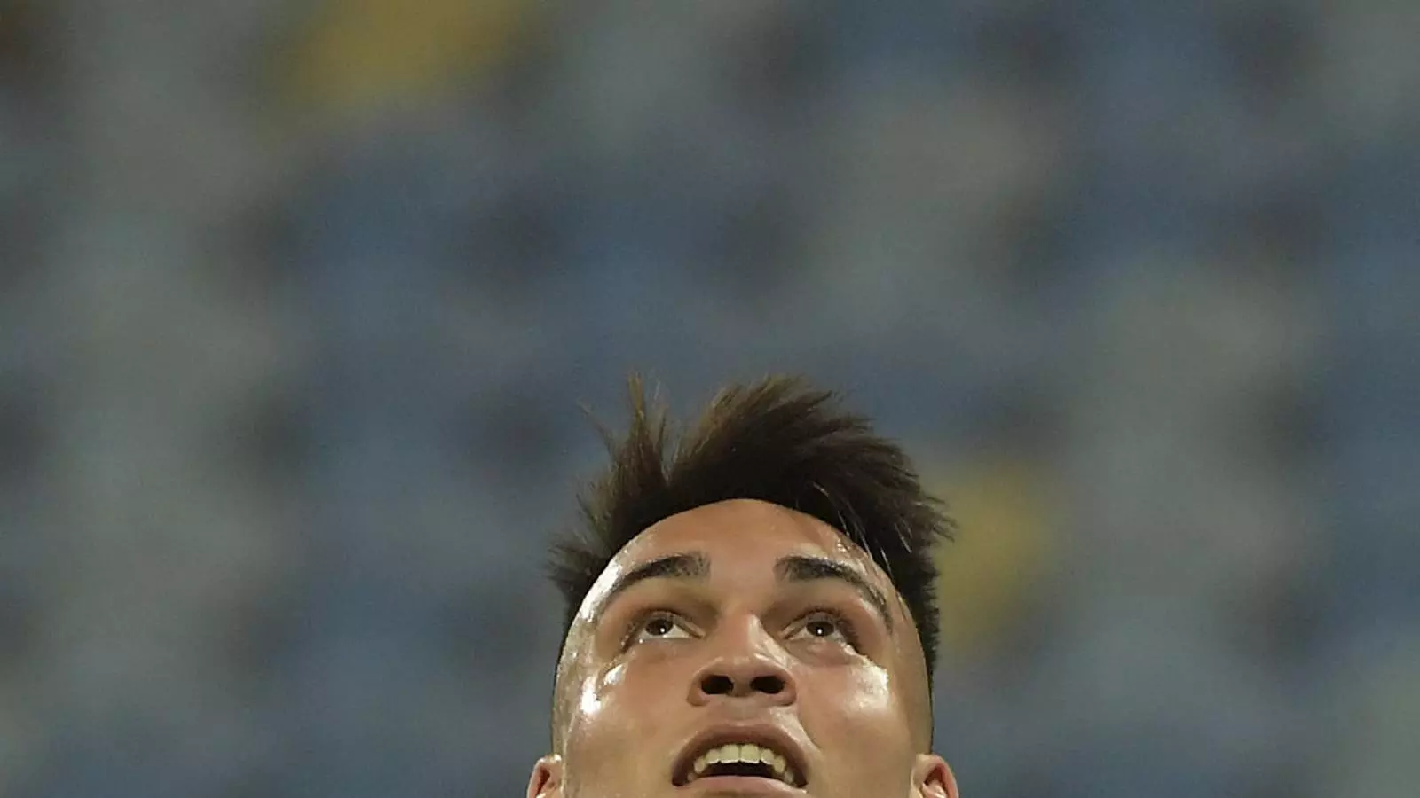 Lautaro Martínez celebrant el gol contra l’Equador.