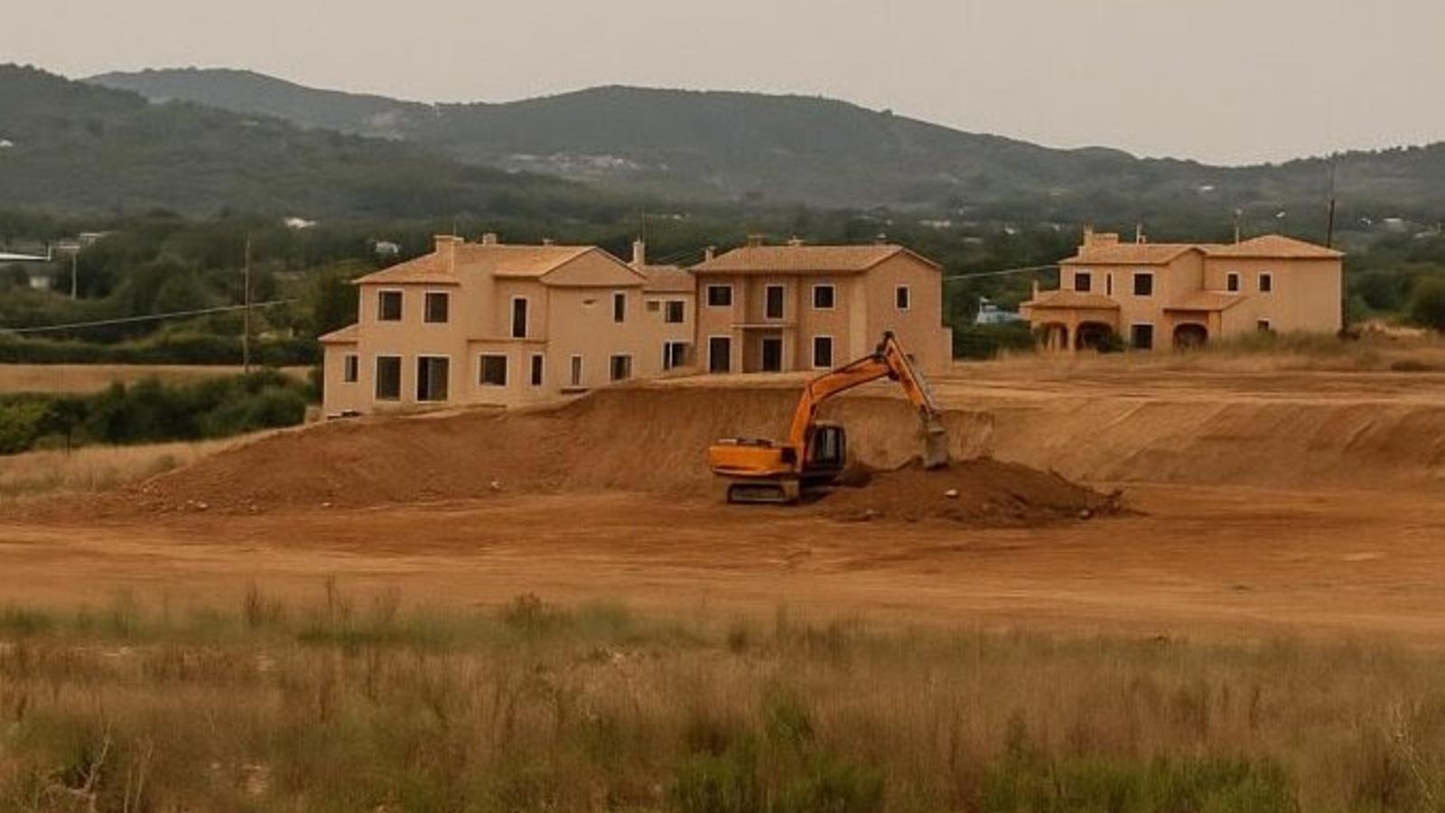 Una construcció en sòl rústic.