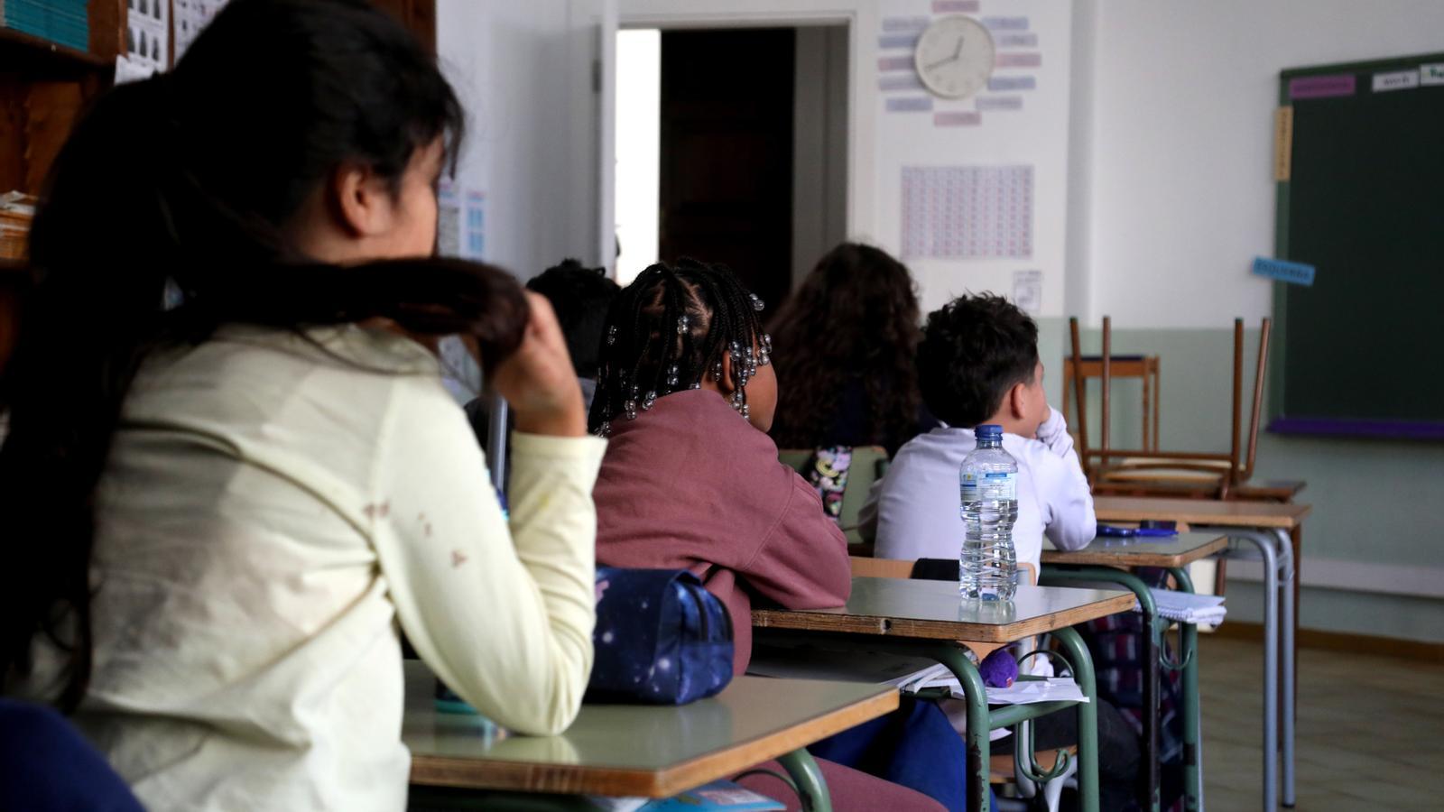 Una aula d'un centre educatiu de les Illes Balears.