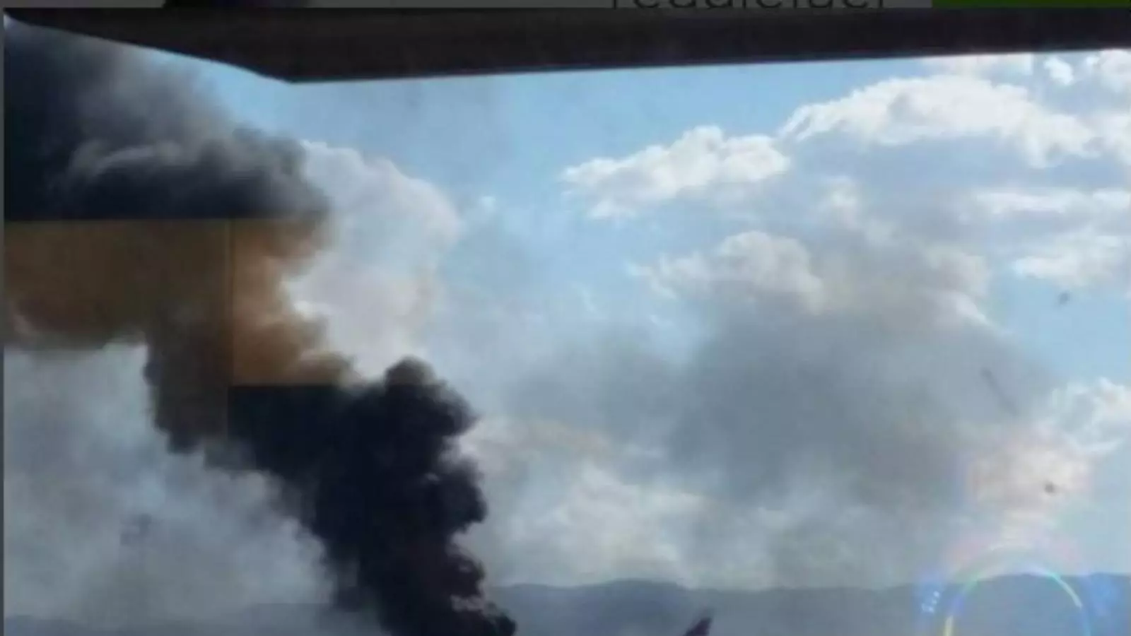 Imatge de l'avió de British Airways després d'incendiar-se a Las Vegas / AFP