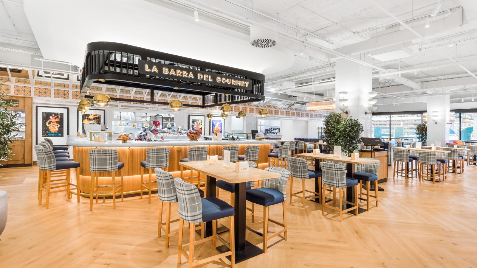 The Gourmet Bar, the new protagonist space of El Corte Inglés Diagonal