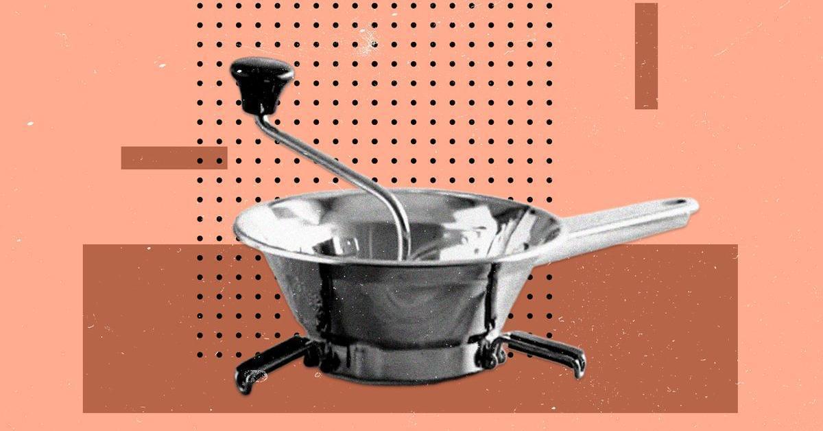 Moulinex　野菜ミンサー A bicycle and a food mill: the two muses of the creator of Moulinex
