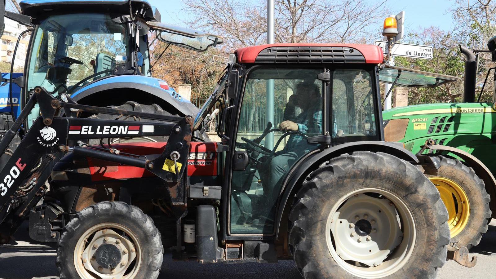 Tractorada a les Illes Balears, en imatges