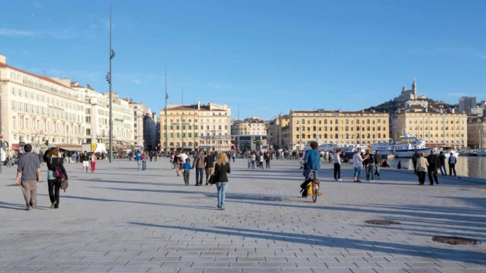 El port de Marsella, un cop ha recuperat l'espai per als vianants