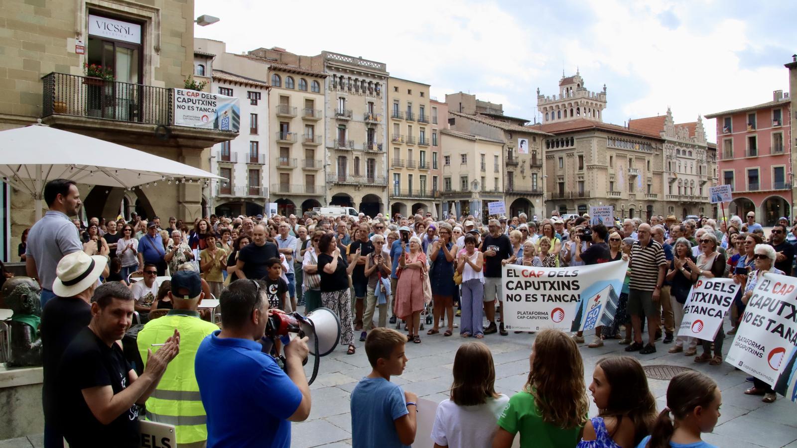 Demonstration in Vic against the transfer of the CAP