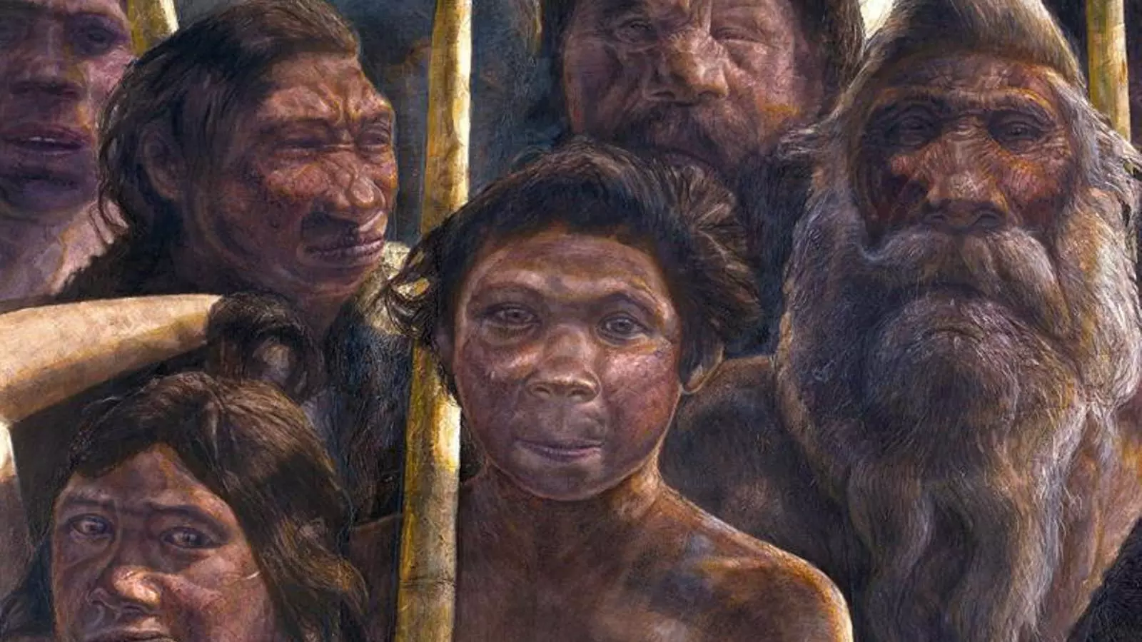 Els homínids de la Sima de los Huesos, a Atapuerca, en una imatge del Museu de l'Evolució Humana / EFE