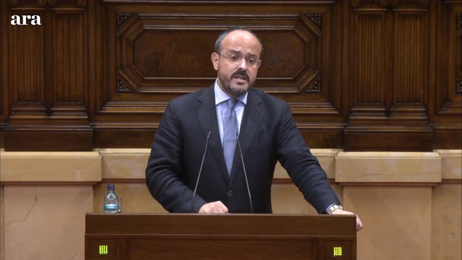 Fernández (PPC): "Han tornat a la lògica del moviment nacional populista amb seu a Waterloo que parla de democràcia però mai la practica ni dialoga"