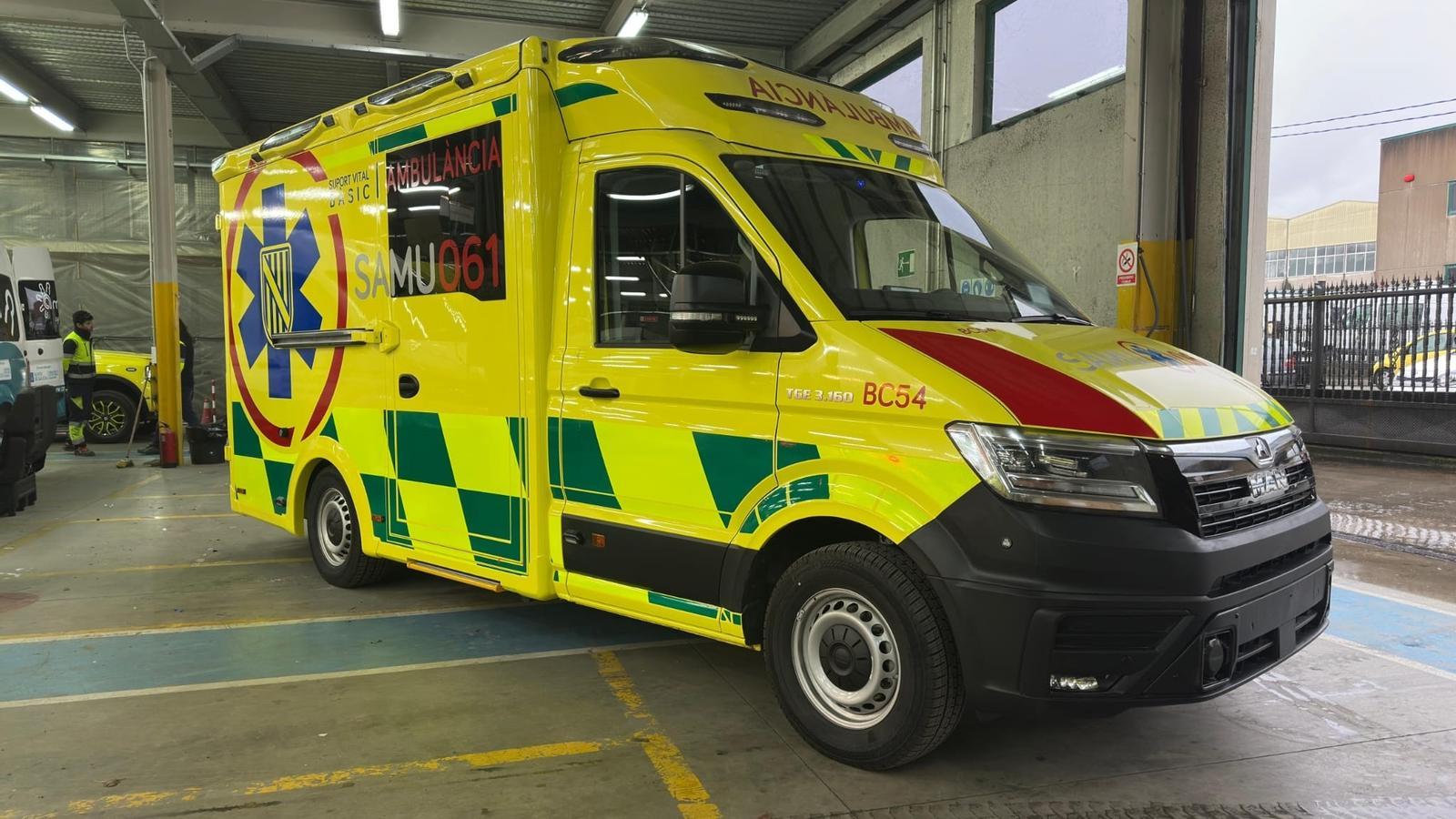 Una ambulància del SAMU