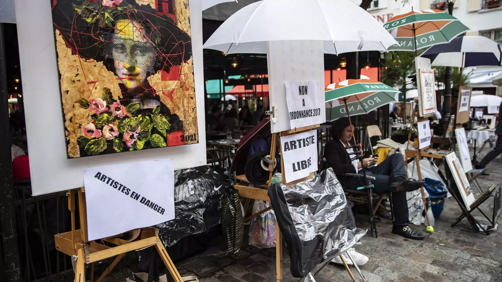 La plaça dels Pintors a París