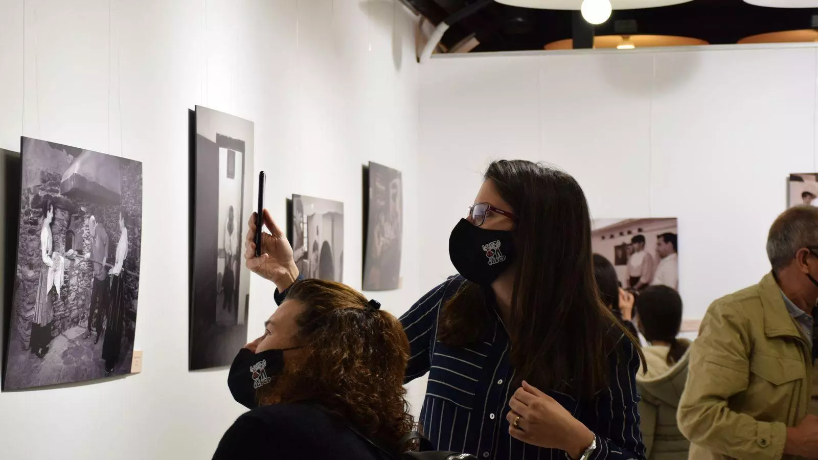 Les fotografies quan van ser exposades a Andorra.