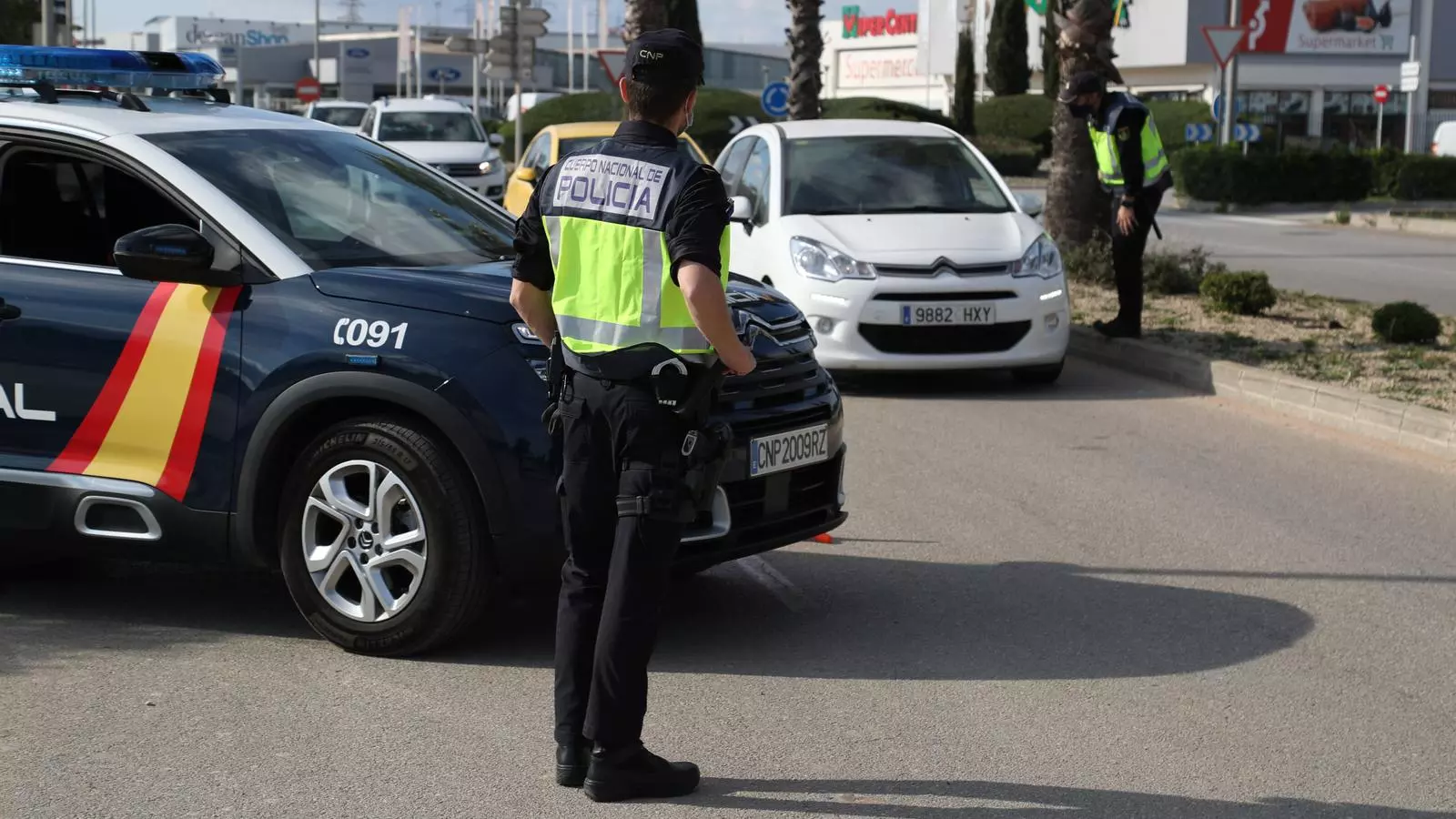 Un agent de la Policia Nacional a Manacor