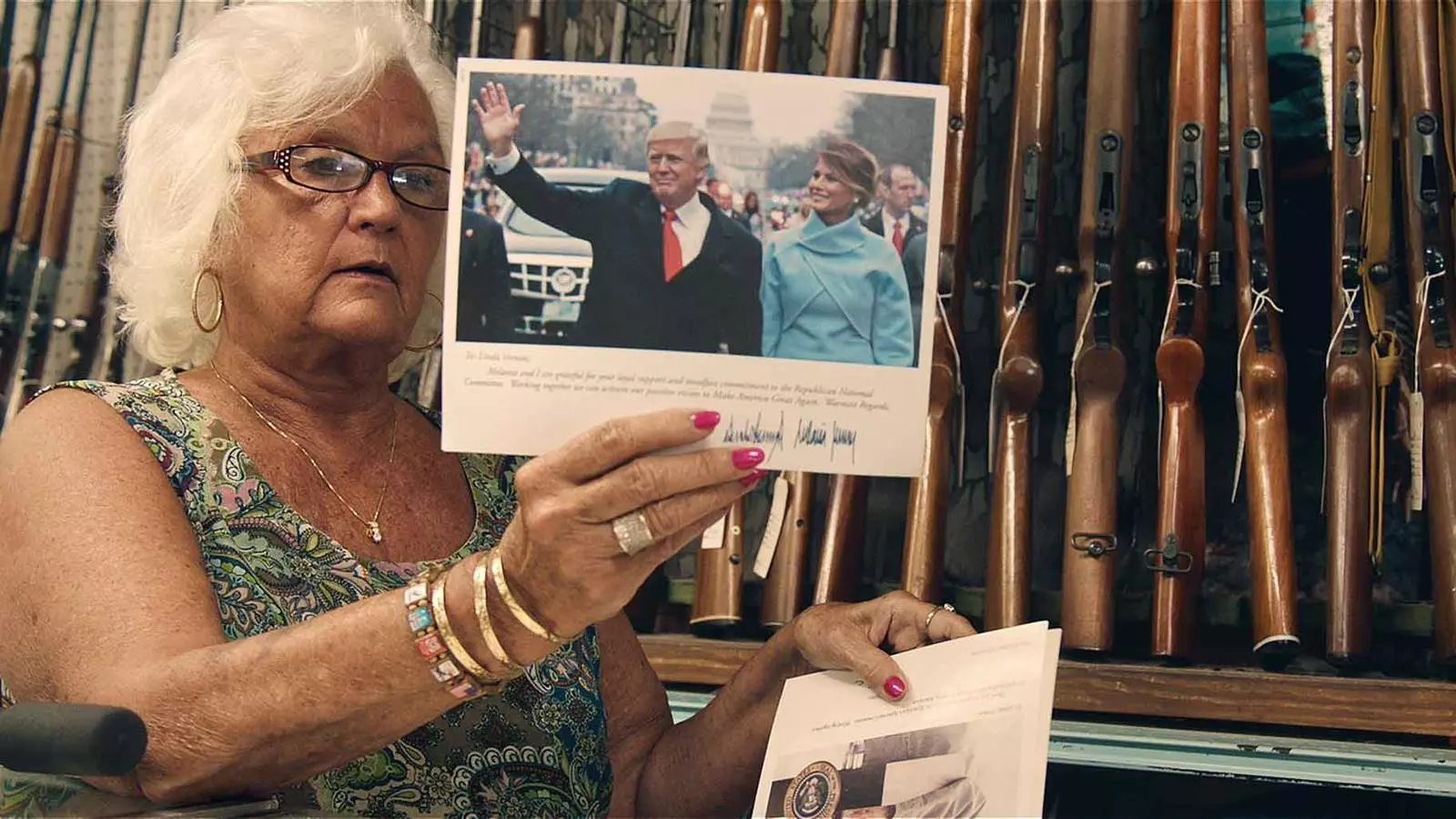 Una de les habitants del resort trumpista de Florida The Villages
